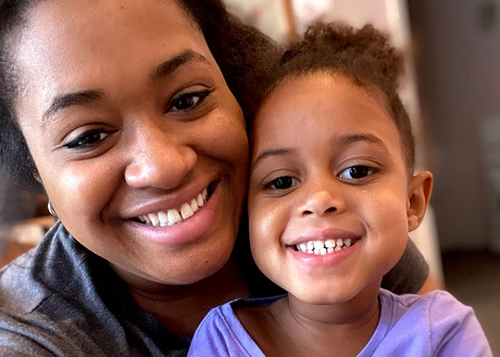 Katie and daughter