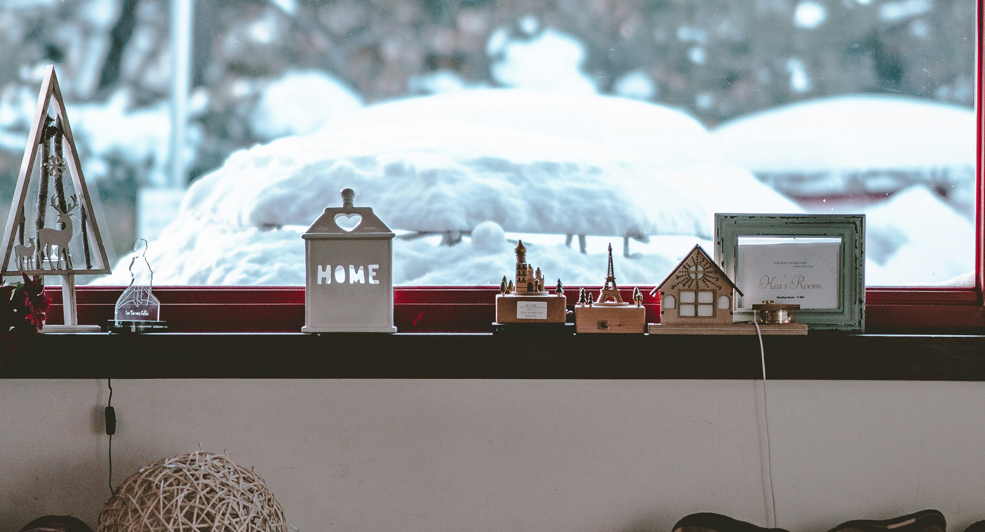 Window with decorations